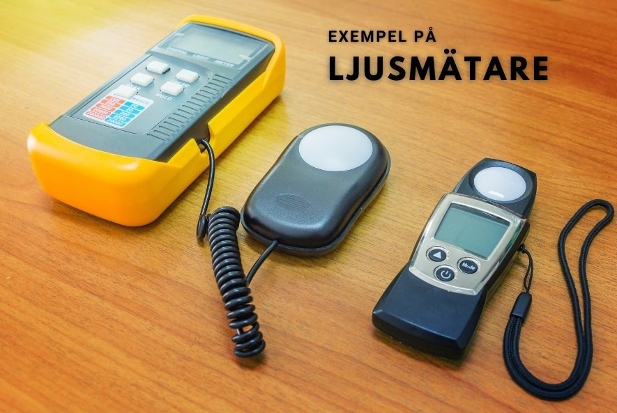 Exempel på ljusmätare